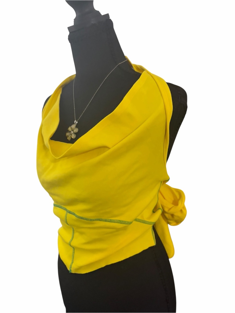 wild fable Yellow Sleeveless Cowl Neck Tank - Picture 9 of 9